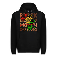 Black black history month Premium Hoodie - LillyAllenDesigns