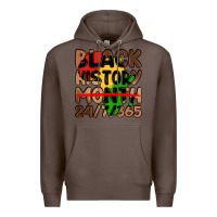 Coffee black history month Premium Hoodie - LillyAllenDesigns