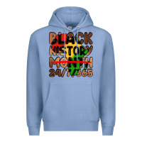 Colony Blue black history month Premium Hoodie - LillyAllenDesigns