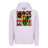 Lilac black history month Premium Hoodie - LillyAllenDesigns