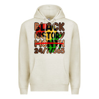 Oatmeal Heather black history month Premium Hoodie - LillyAllenDesigns