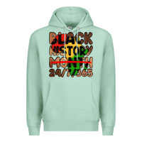 Seafoam black history month Premium Hoodie - LillyAllenDesigns