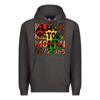 Smoke black history month Premium Hoodie - LillyAllenDesigns