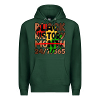Sports Green black history month Premium Hoodie - LillyAllenDesigns
