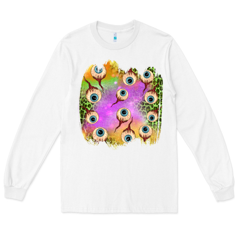 Eyes Leopard Halloween Patch Long Sleeve Tee by BundleAndBundleShop | Teevron