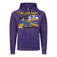 Cloud Purple i'm just here for the snacks #volleyball brother Vintage Hoodie - Zillion Design Studio