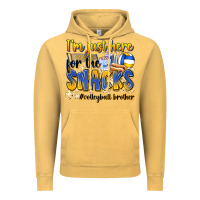 Vintage Mustard i'm just here for the snacks #volleyball brother Vintage Hoodie - Zillion Design Studio