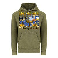 Vintage Olive i'm just here for the snacks #volleyball brother Vintage Hoodie - Zillion Design Studio