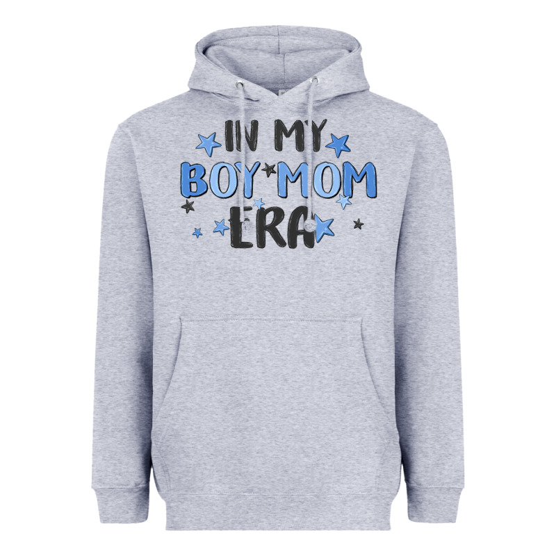 In My Boy Mom Era Heavyweight Hoodie by MaliasSmallBusiness | Teevron