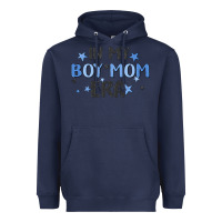 Navy in my boy mom era Heavyweight Hoodie - MaliasSmallBusiness