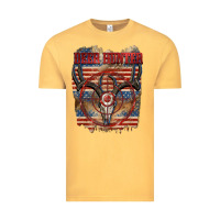 Vintage Mustard Deer hunter 4th of july Vintage Tee - CowGirlArtShop