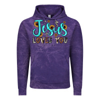 Cloud Purple jesus loves you Vintage Hoodie - JahusDesignShop