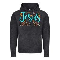 Vintage Black jesus loves you Vintage Hoodie - JahusDesignShop