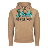 Vintage Coffee jesus loves you Vintage Hoodie - JahusDesignShop