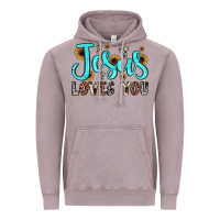 Vintage Zinc jesus loves you Vintage Hoodie - JahusDesignShop