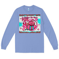 Colony Blue in october we wear pink Long Sleeve Tee - JahusDesignShop