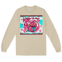 Mushroom in october we wear pink Long Sleeve Tee - JahusDesignShop