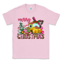 Bubblegum Pink merry christmas Classic Tee - AdoDesignShop