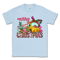 Dusty Blue merry christmas Classic Tee - AdoDesignShop