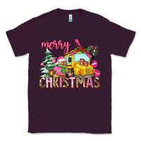 Plum merry christmas Classic Tee - AdoDesignShop