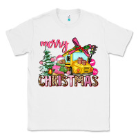 White merry christmas Classic Tee - AdoDesignShop