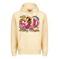 With God All Things Are Possible Black Woman Premium Hoodie | Teevron
