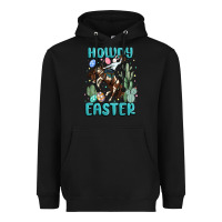 Black howdy easter Heavyweight Hoodie - MaliasSmallBusiness