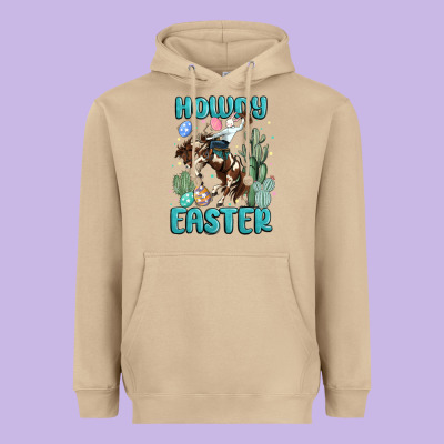 Howdy Easter Heavyweight Hoodie Designed By Maliassmallbusiness
