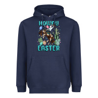 Navy howdy easter Heavyweight Hoodie - MaliasSmallBusiness