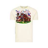 Vintage Arctic Barn farm animals 4th of July Vintage Tee - Neo Western