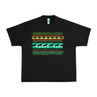 Black turquoise aztec bullskull and horse Urban Heavy Tee - BarkalooDesign