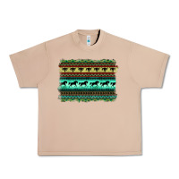 Burro turquoise aztec bullskull and horse Urban Heavy Tee - BarkalooDesign