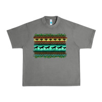 Tornado turquoise aztec bullskull and horse Urban Heavy Tee - BarkalooDesign
