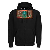 Black mom life license plate Zipper Hoodie - Artiststas