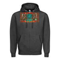 Charcoal Heather mom life license plate Zipper Hoodie - Artiststas