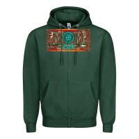 Sports Green mom life license plate Zipper Hoodie - Artiststas
