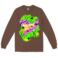 Chestnut star halloween patch Long Sleeve Tee - BundleAndBundleShop