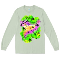 Matcha star halloween patch Long Sleeve Tee - BundleAndBundleShop