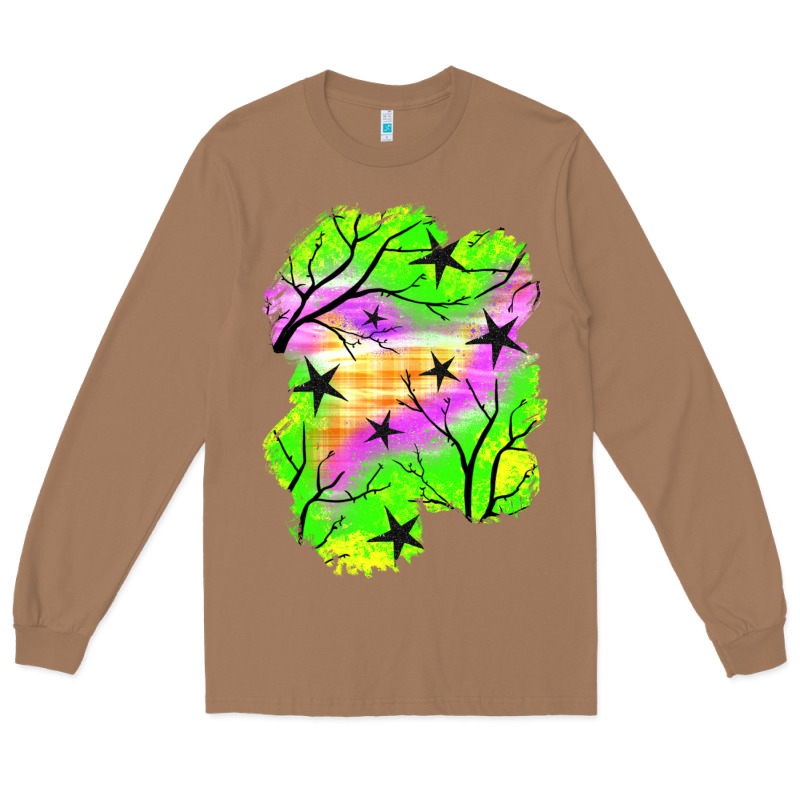 Star Halloween Patch Long Sleeve Tee by BundleAndBundleShop | Teevron