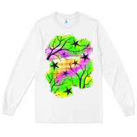 White star halloween patch Long Sleeve Tee - BundleAndBundleShop