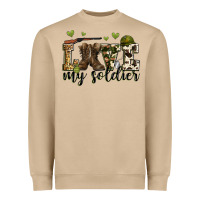 Love My Soldier Heavyweight Sweatshirt | Teevron