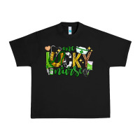 Black st patricks day one lucky nurse Urban Heavy Tee - Neo Western