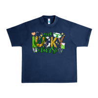 Navy st patricks day one lucky nurse Urban Heavy Tee - Neo Western