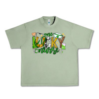 Oil Green st patricks day one lucky nurse Urban Heavy Tee - Neo Western