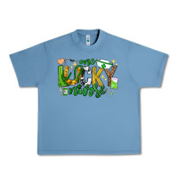 Pebble Blue st patricks day one lucky nurse Urban Heavy Tee - Neo Western