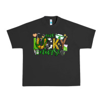Pigment Black st patricks day one lucky nurse Urban Heavy Tee - Neo Western