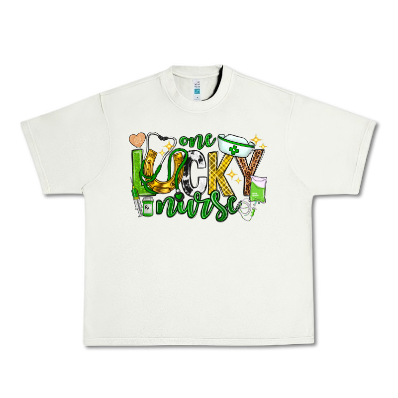 St Patricks Day One Lucky Nurse Urban Heavy Tee by Neo Western | Teevron