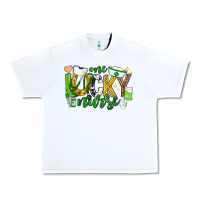 White st patricks day one lucky nurse Urban Heavy Tee - Neo Western