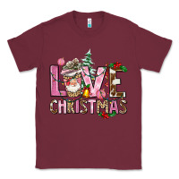 Burgundy love christmas Classic Tee - AdoDesignShop
