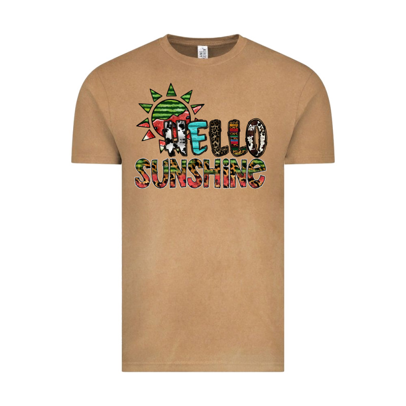 Hello Sunshine Vintage Tee by SublimationCraftShop | Teevron